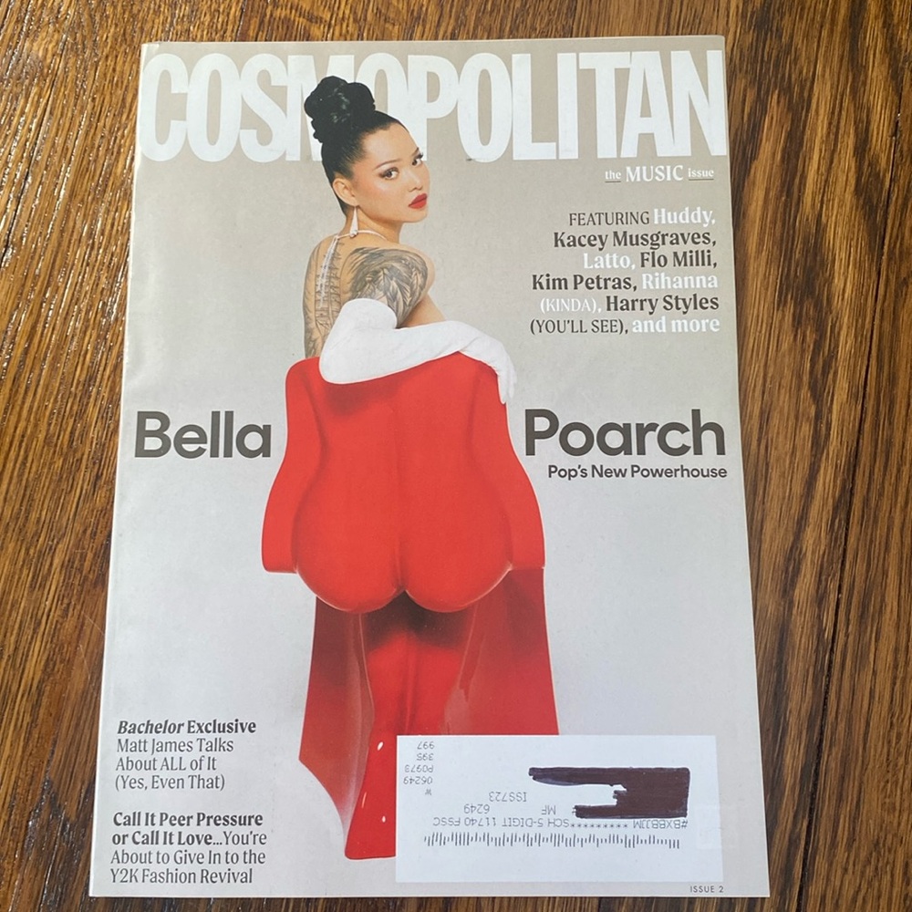 Cosmopolitan Magazine - 2022 Issue 2 - Bella Poarch - Rihanna  fashion cosmo mag
